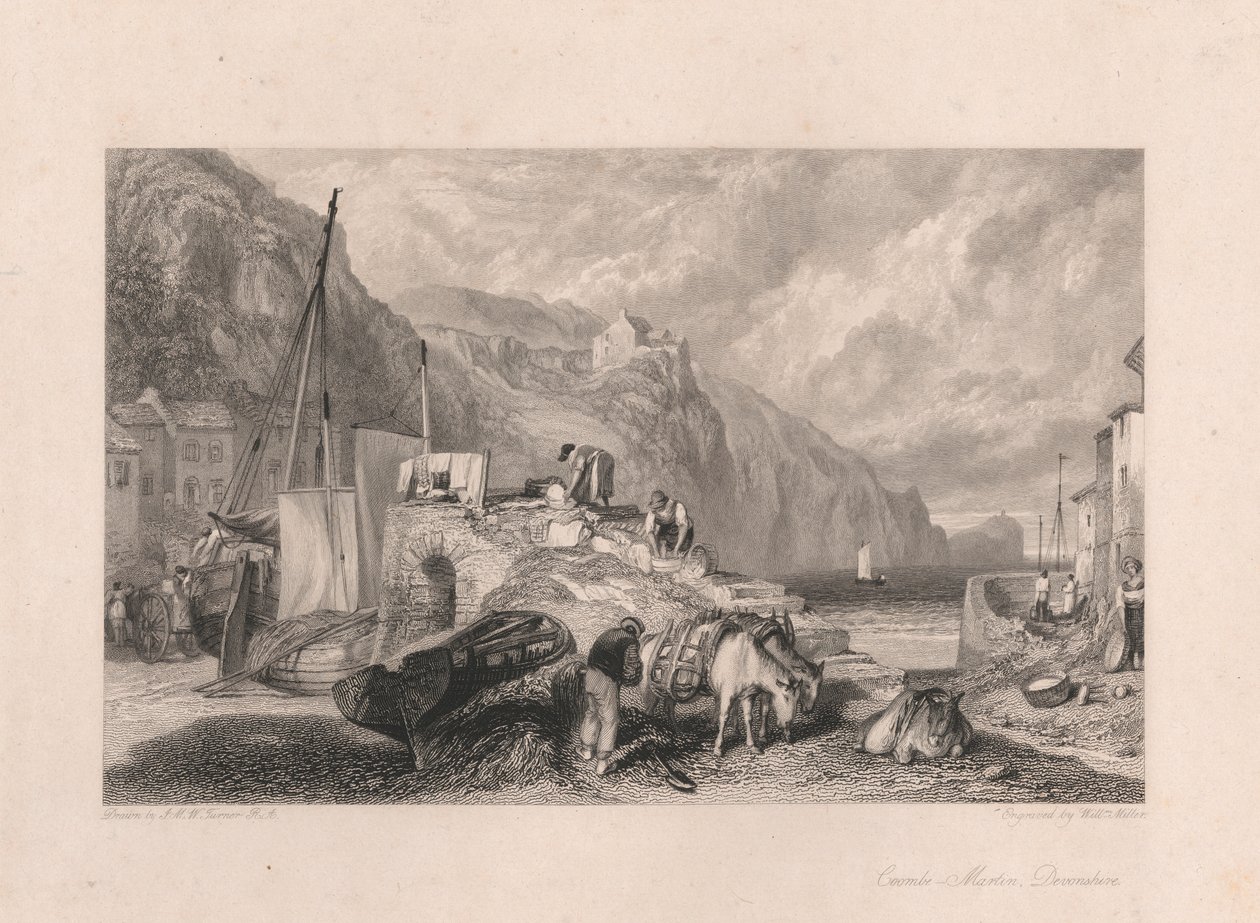 Coombe-Martin, Devonshire by William Miller