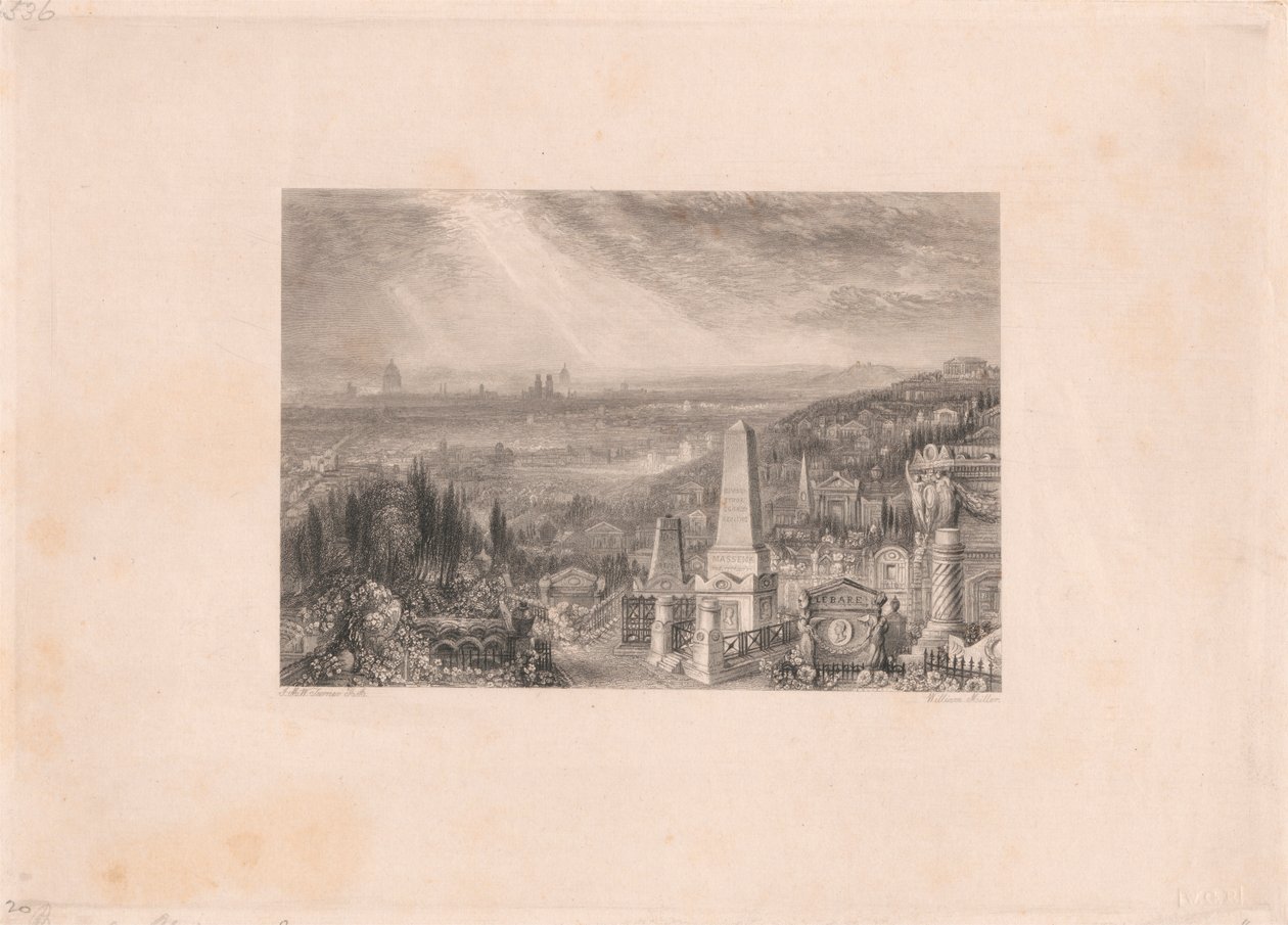 Pere-la-Chaise'den Paris by William Miller