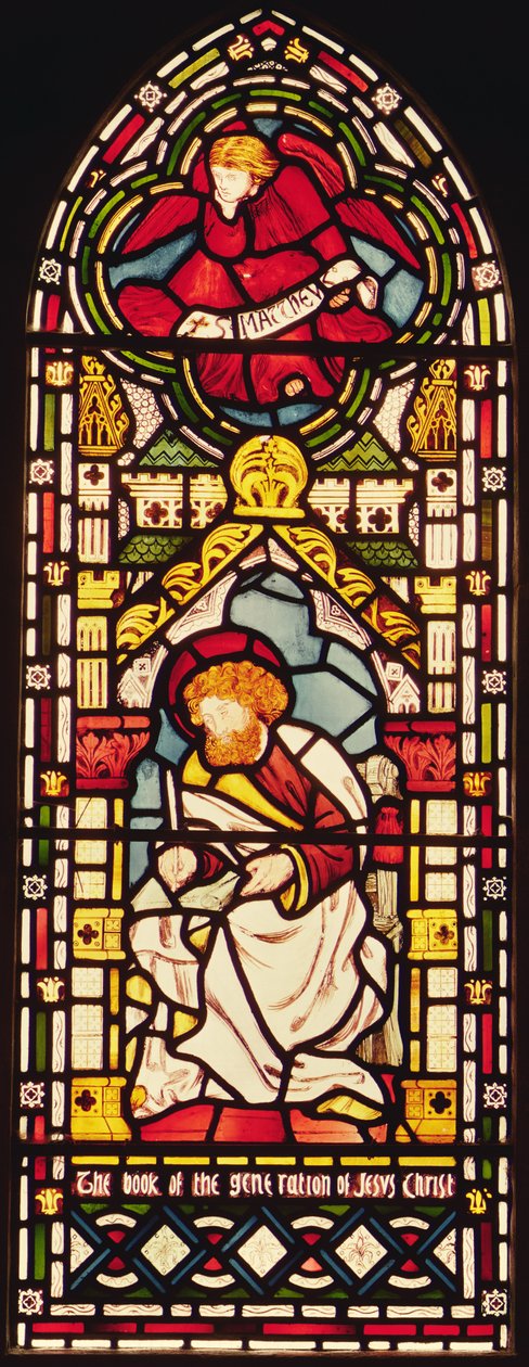 Aziz Matthew, c.1870 vitray by William Morris