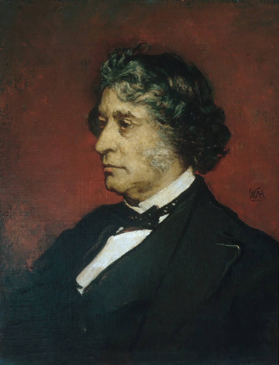 Charles Sumner, 1875. by William Morris Hunt