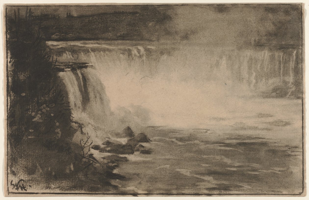 Niagara Şelalesi, 1878. by William Morris Hunt