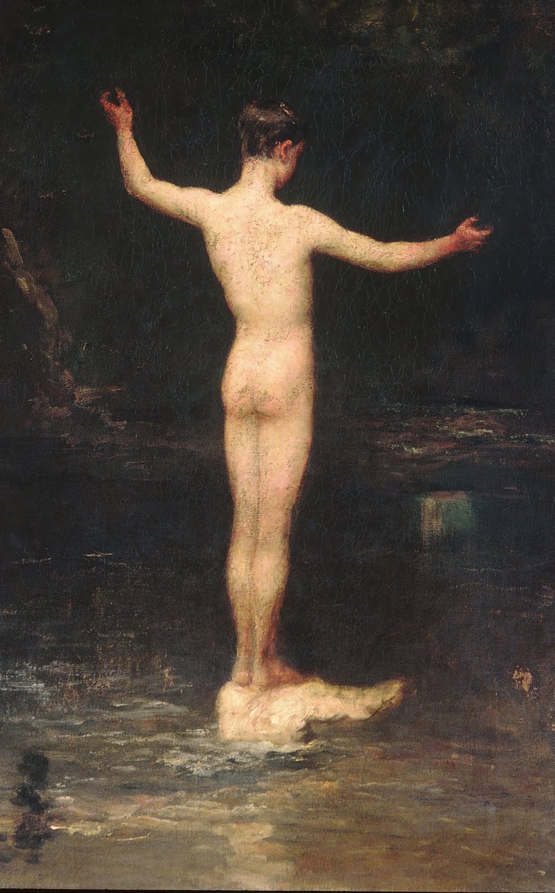 Yıkananlar, 1877. by William Morris Hunt
