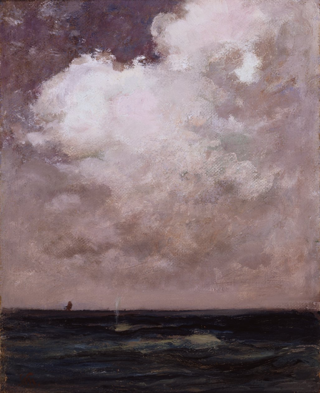 Sıçrayan Balina, ca. 1870. by William Morris Hunt