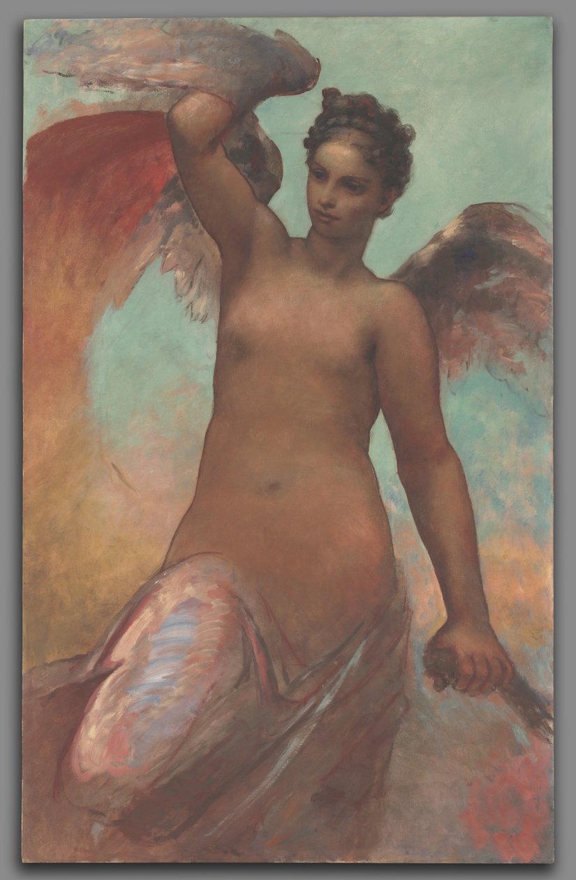 Kanatlı Servet, 1878. by William Morris Hunt