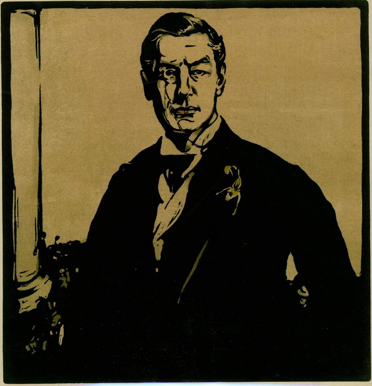 Joseph Chamberlain, c.1903 (renkli taş) by William Nicholson