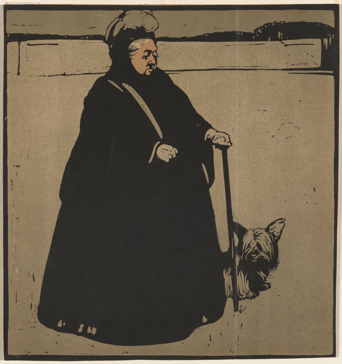 On İki Portre: H. M. Kraliçe by William Nicholson