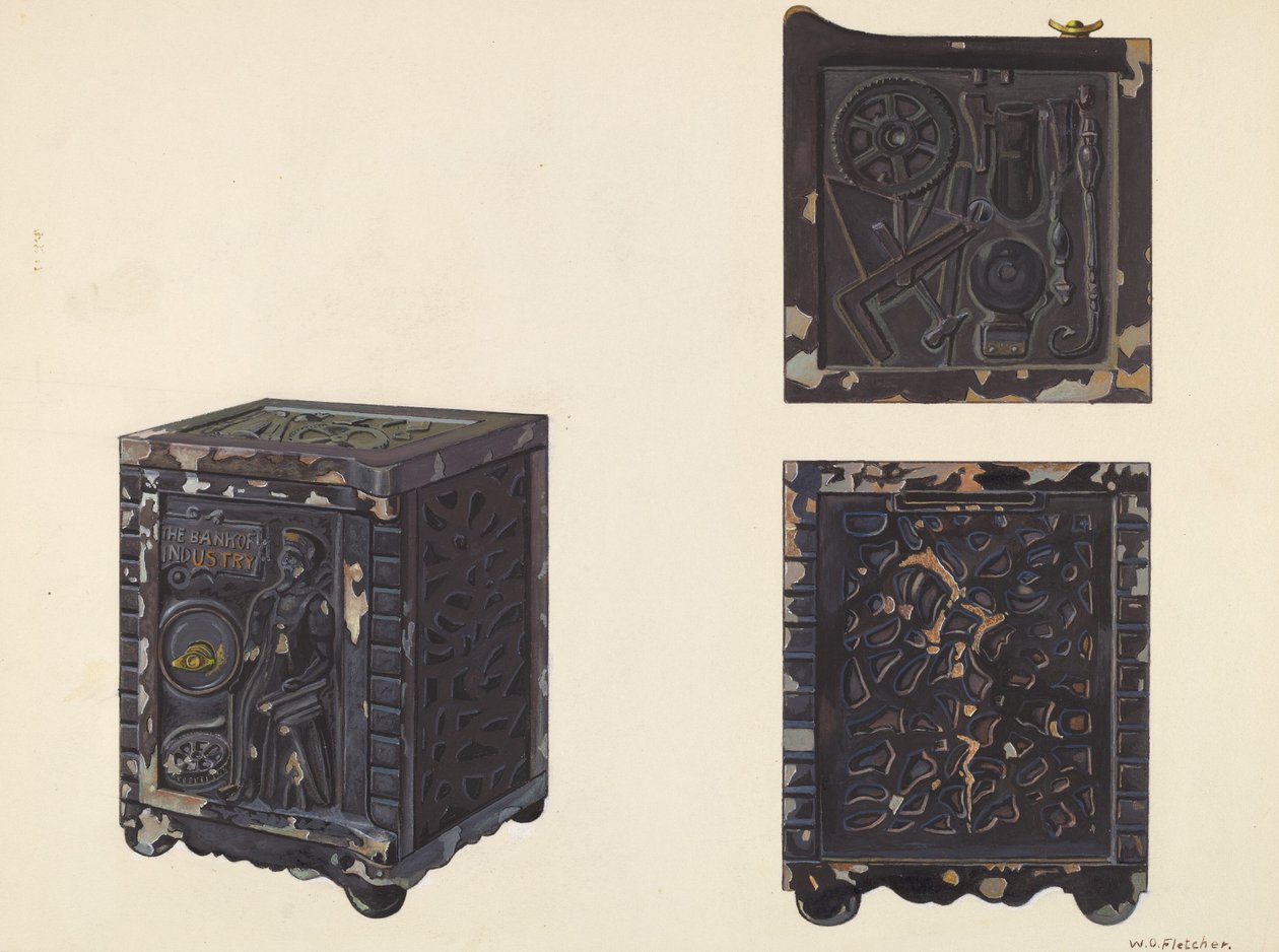 Sanayi Bankası, c. 1938. by William O. Fletcher