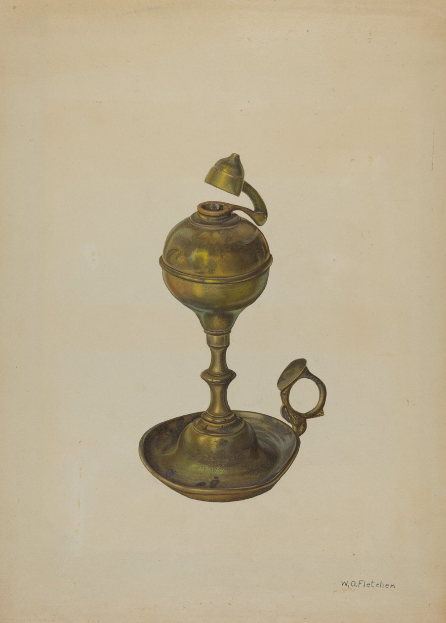 Pirinç Lamba, c. 1939. by William O. Fletcher