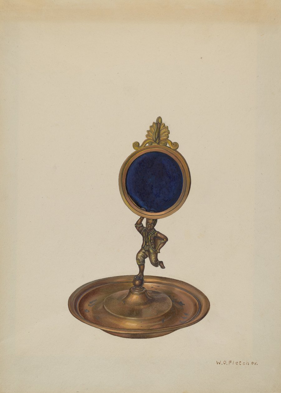 Pickaninny Saat Standı, c. 1940. by William O. Fletcher