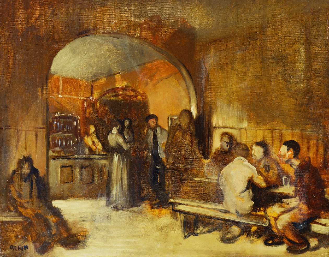 Taverna İçi by William Orpen