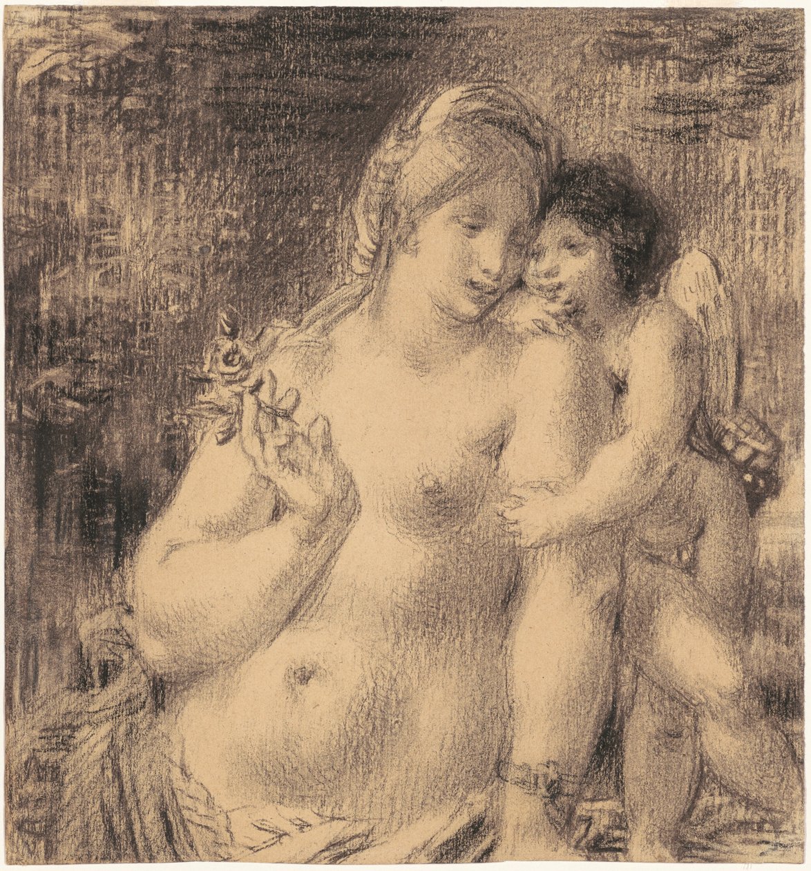 Cupid ile çıplak by William P. Babcock