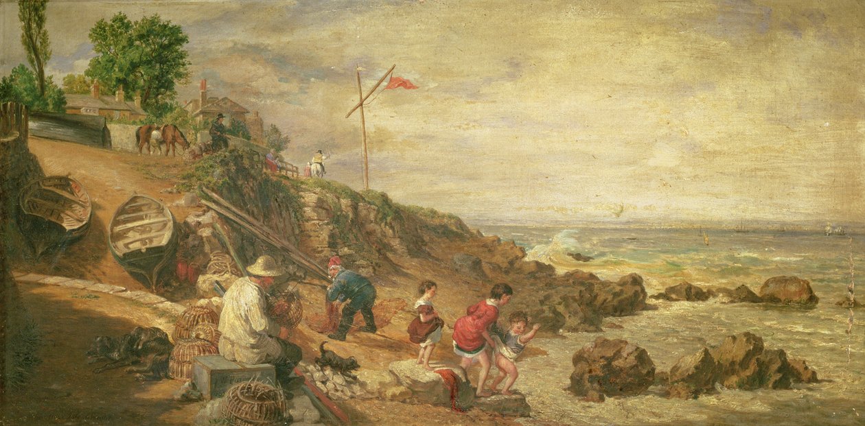 Deniz Manzaralı, Wight Adası, 1865 by William Parrott