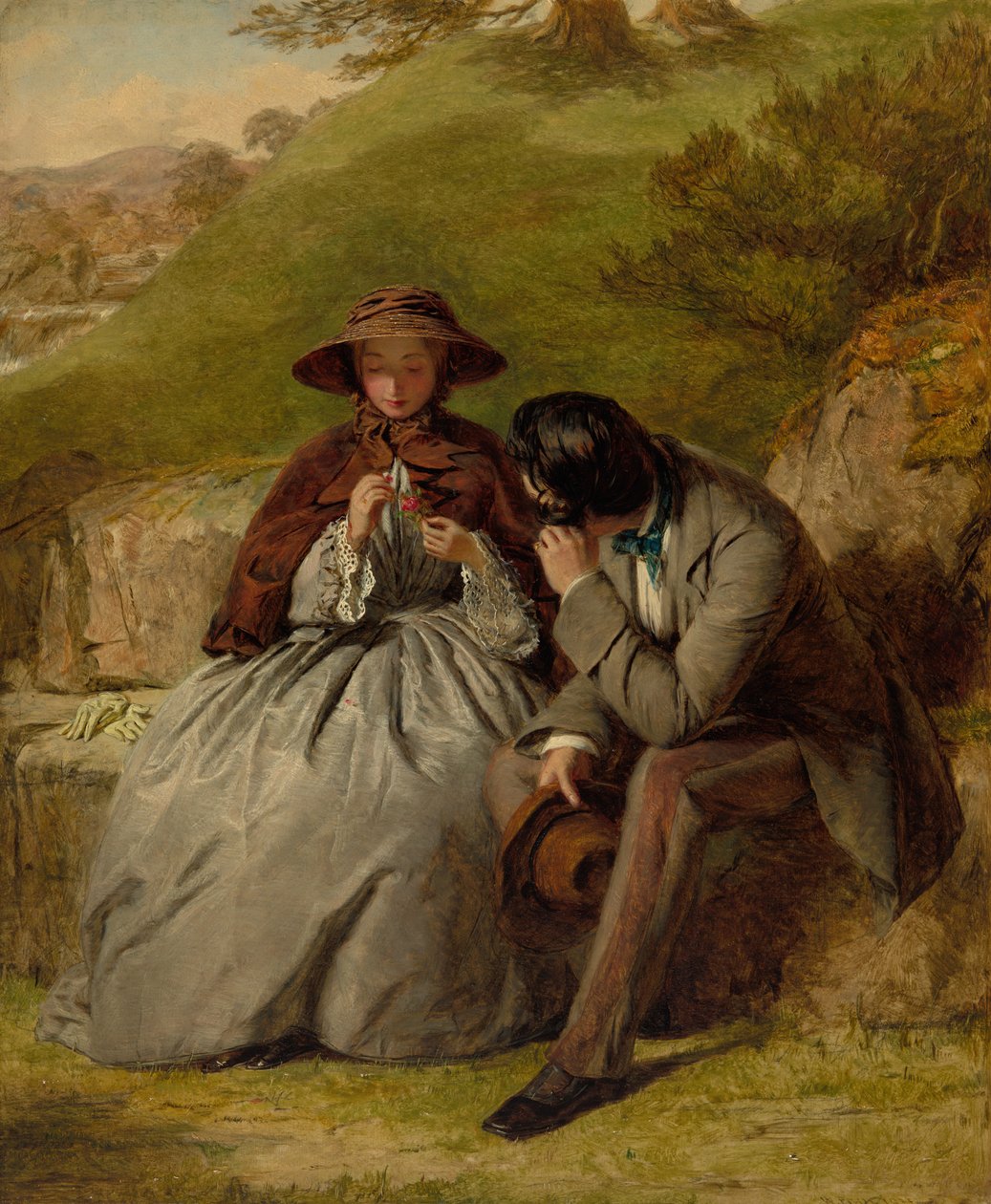 Aşıklar, 1855. by William Powell Frith