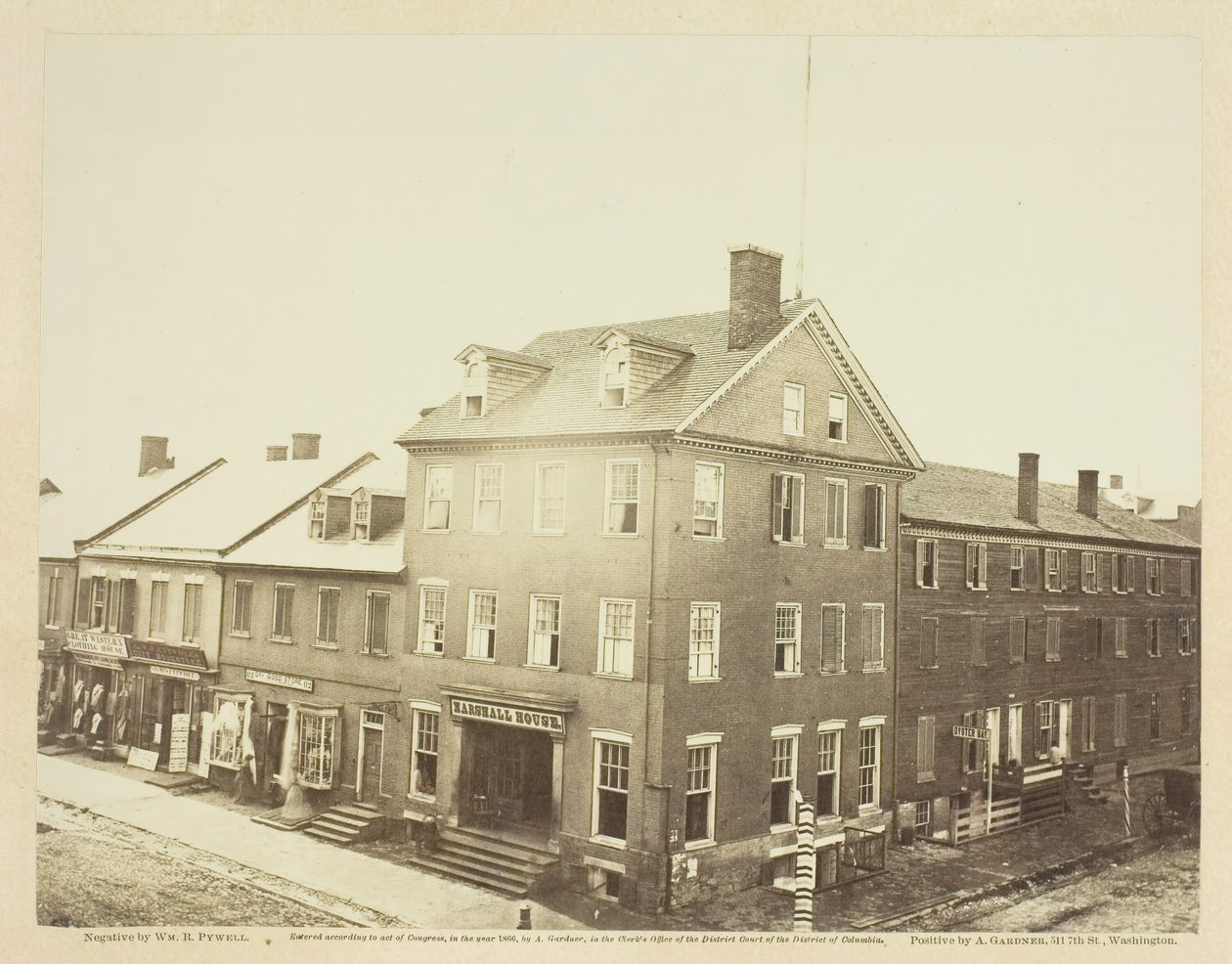 Marshall House, İskenderiye, Virginia, Ağustos 1862. by William R. Pywell