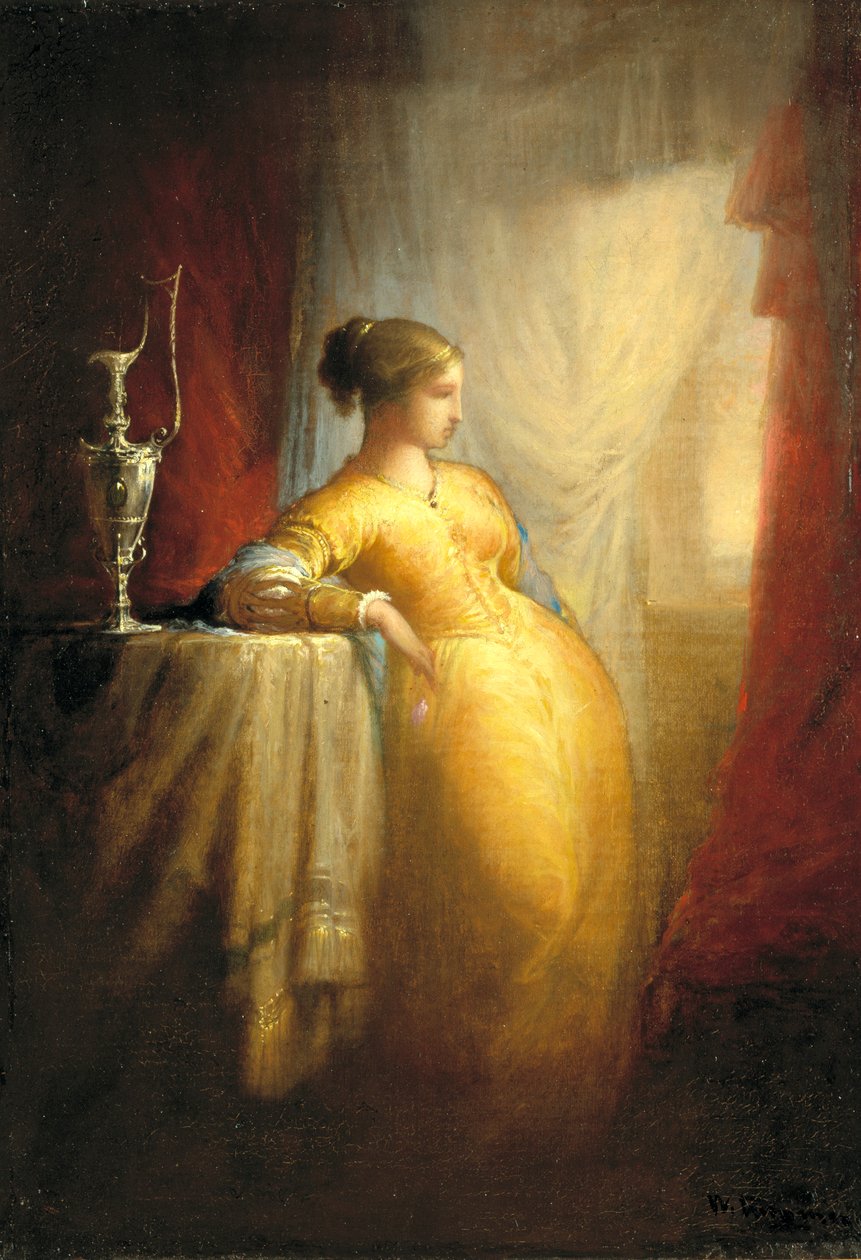 Pencerede, ca. 1870. by William Rimmer