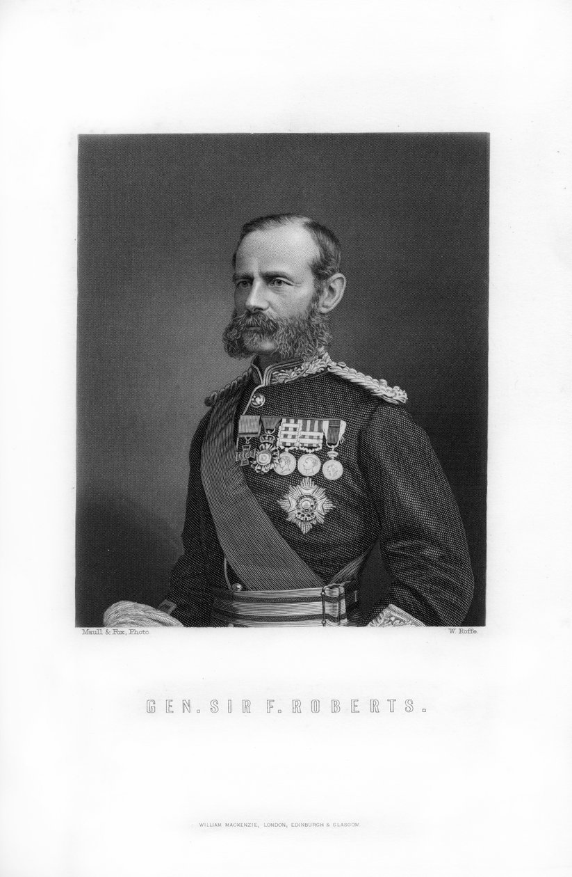 General Sir Frederick Roberts, 1893. by William Roffe