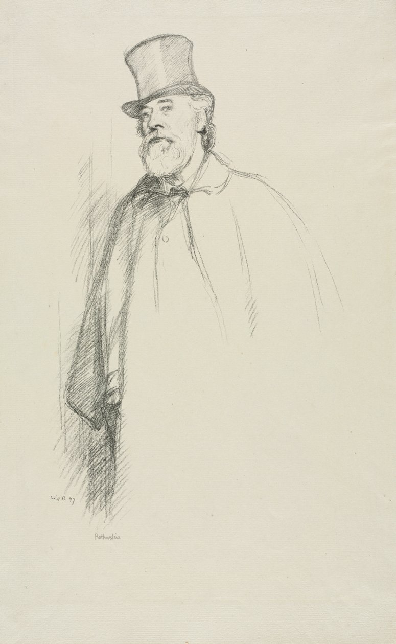 Alphonse Legros by William Rothenstein