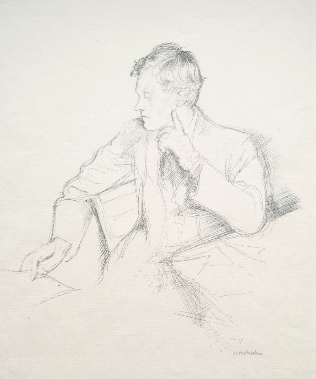 Charles Hazelwood Shannon, 1897. by William Rothenstein