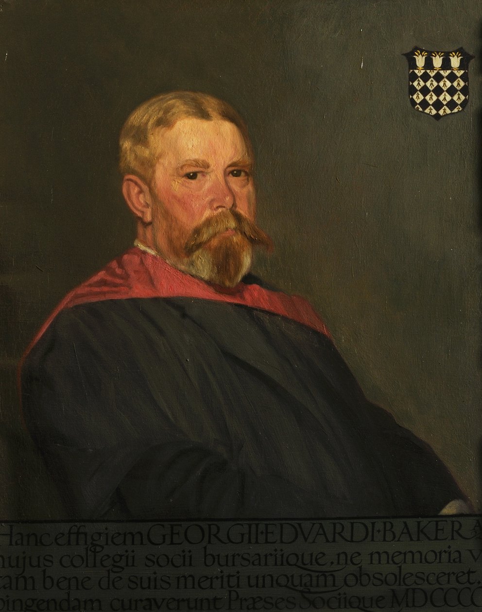 George Edward Baker (tuval üzerine yağlı boya) by William Rothenstein
