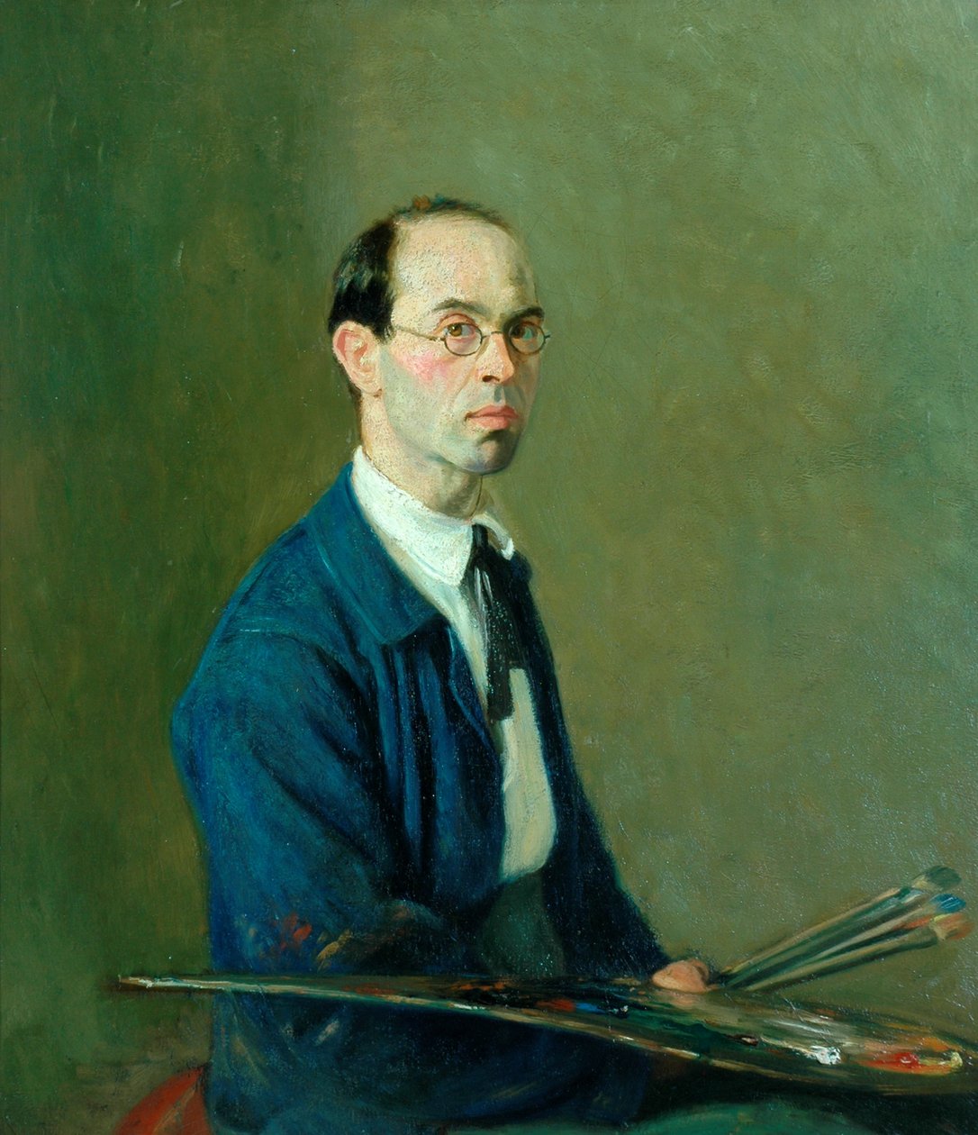 Otoportre, c.1906 (tuval üzerine yağlı boya) by William Rothenstein
