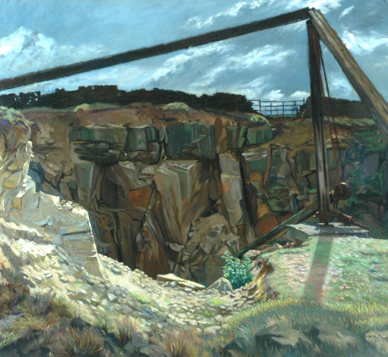 Eski Taş Ocağı, Hawksworth by William Rothenstein