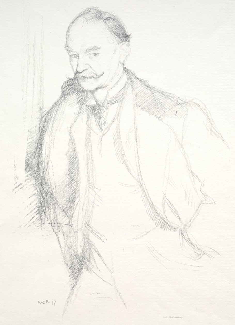 Thomas Hardy by William Rothenstein