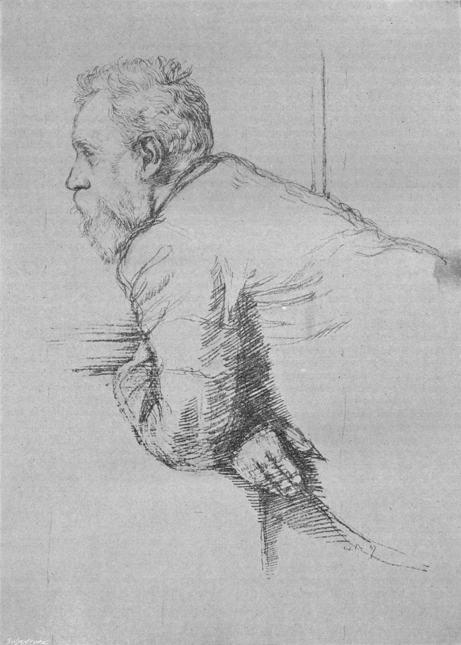 William Ernest Henley, 1897, 1903 by William Rothenstein