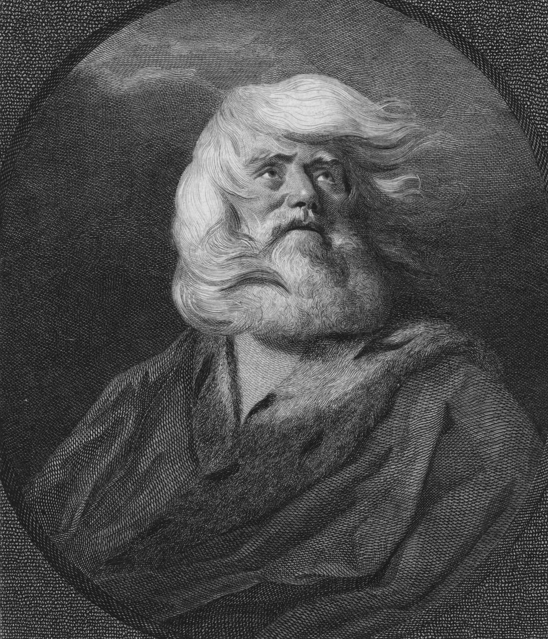Kral Lear, c1800 by William Sharp