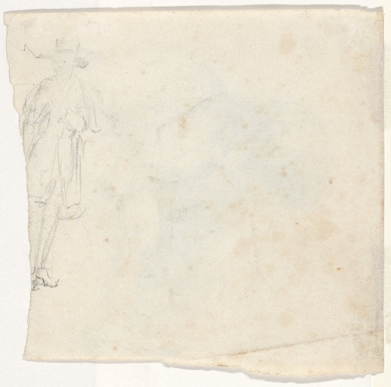 Ayakta Duran Bir Adamın Kroki [versso] by William Sidney Mount