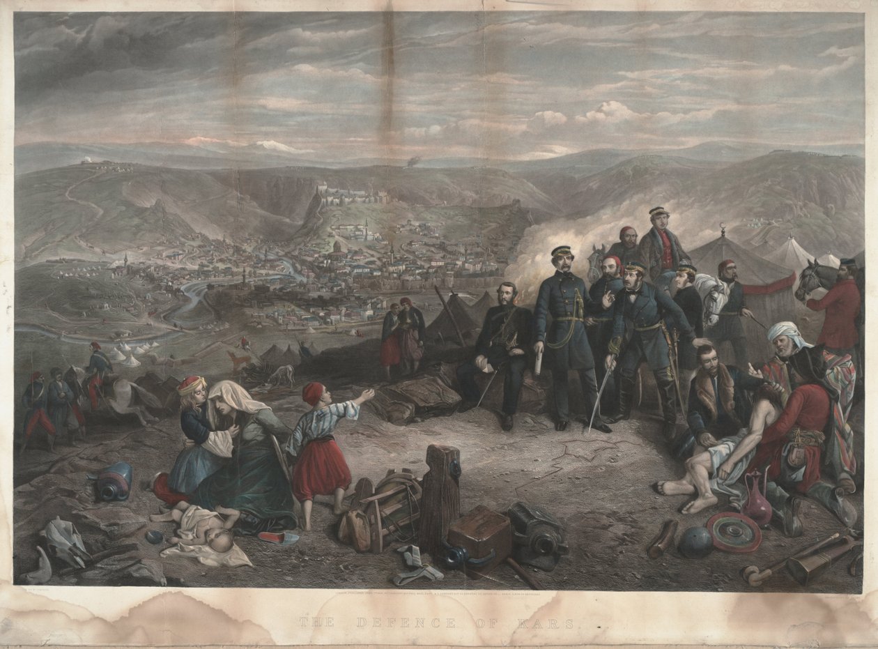 Kars savunması by William Crimea Simpson