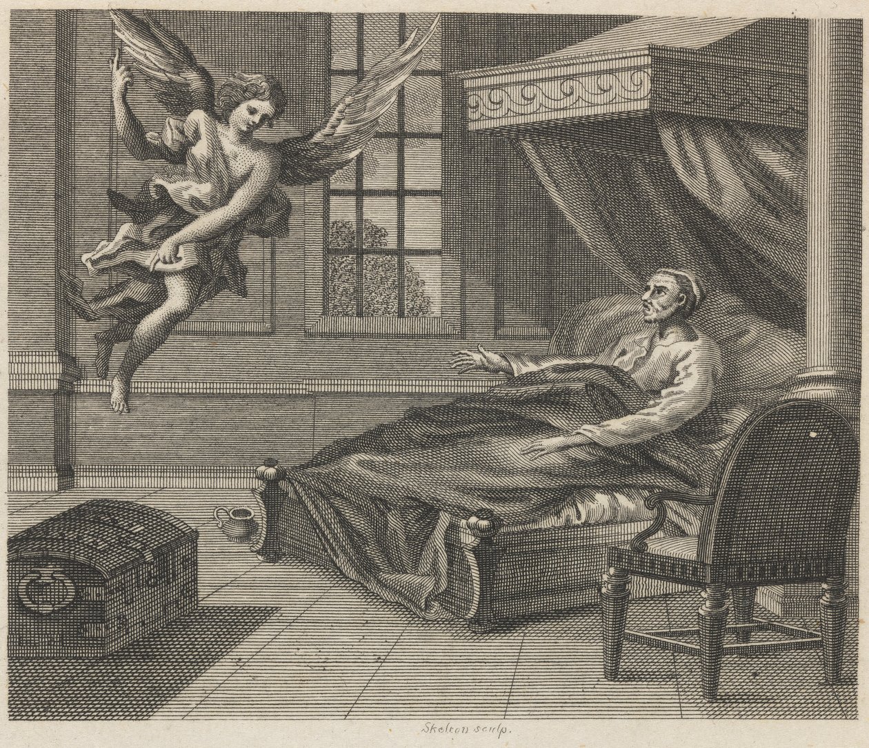 Hasta Adam ve Melek by William Skelton