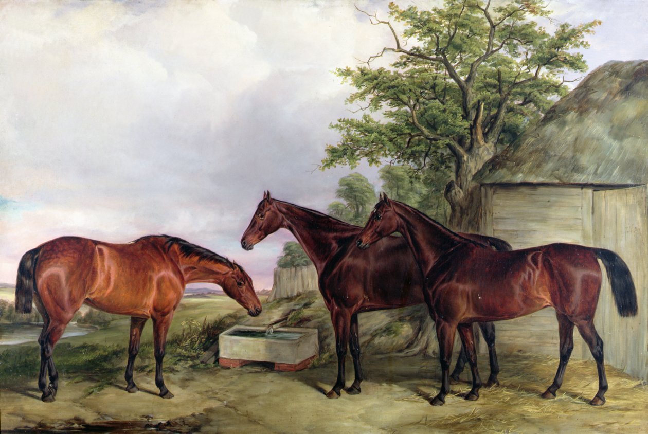 Manzaradaki Avcılar by William Snr. Luker
