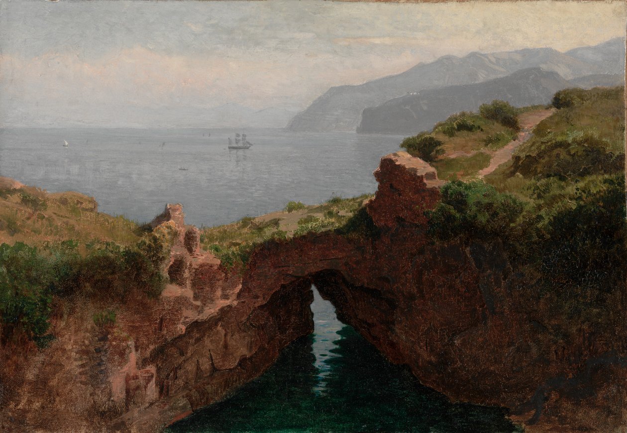 Doğal Kemer, Capri, 1856. by William Stanley Haseltine