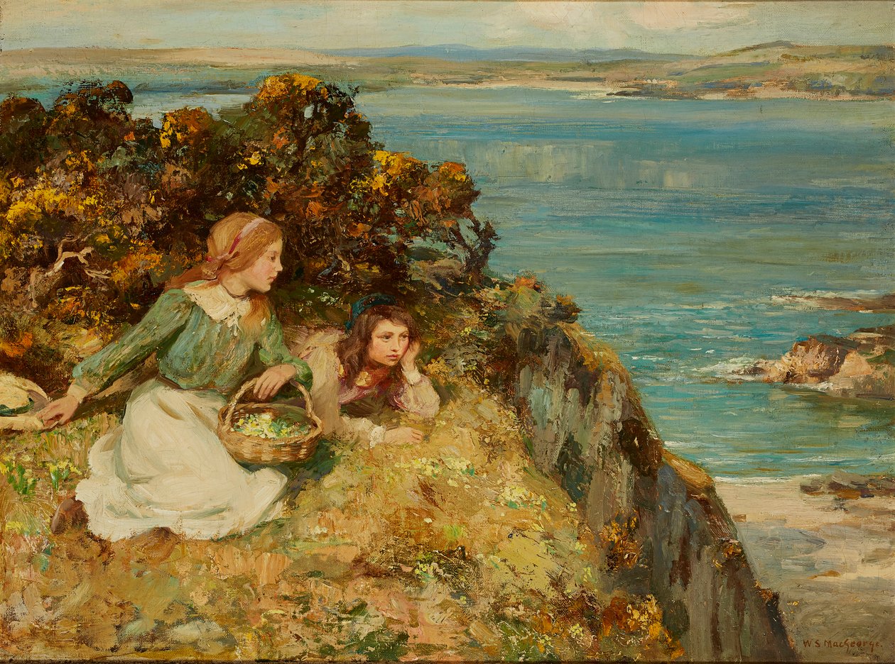 Hayal kurmak (tuval üzerine yağlı boya) by William Stewart MacGeorge