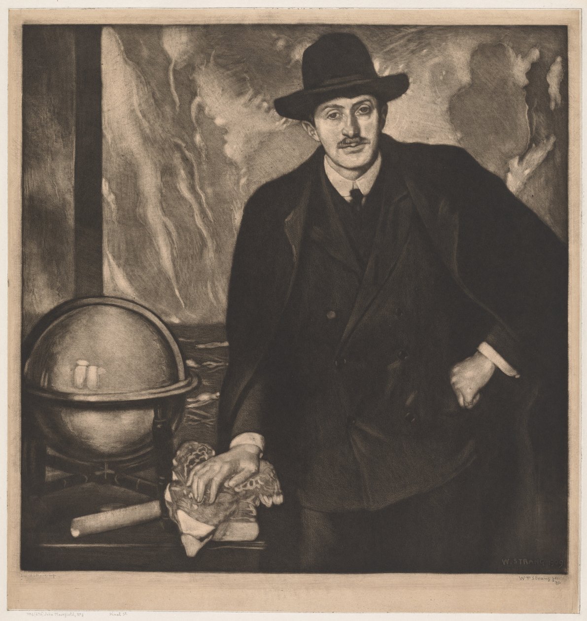 John Masefield. by William Strang