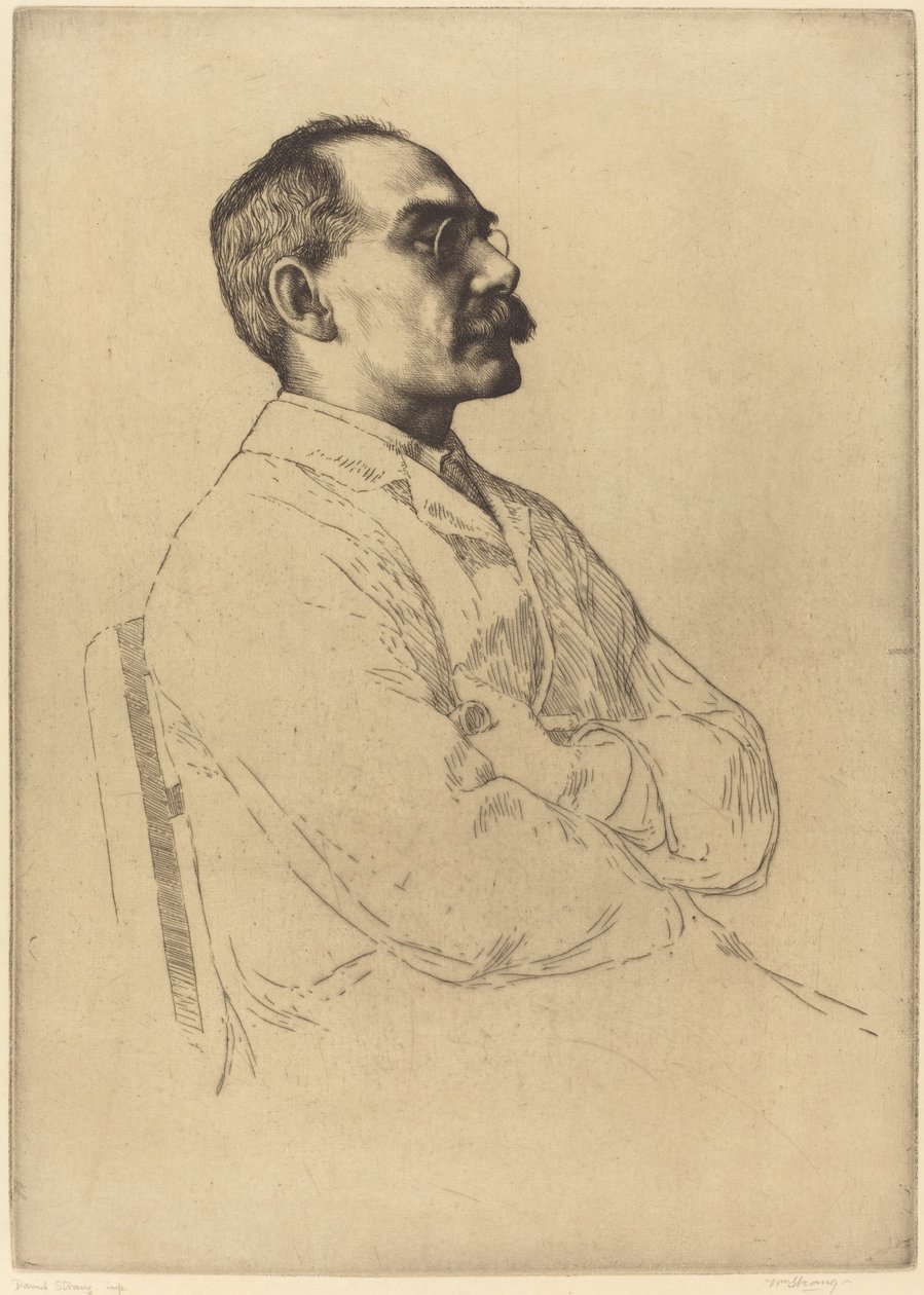Rudyard Kipling by William Strang