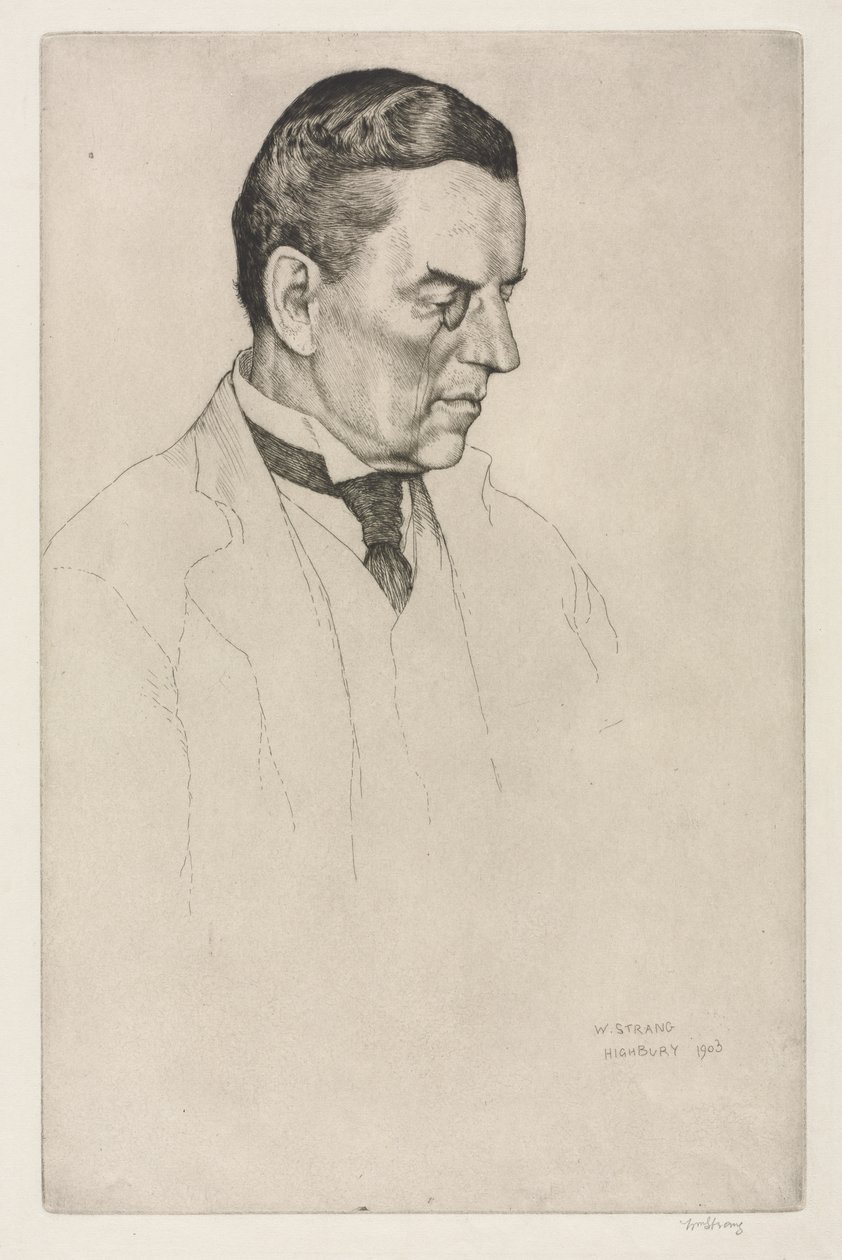 Çok Saygıdeğer Joseph Austen Chamberlain by William Strang