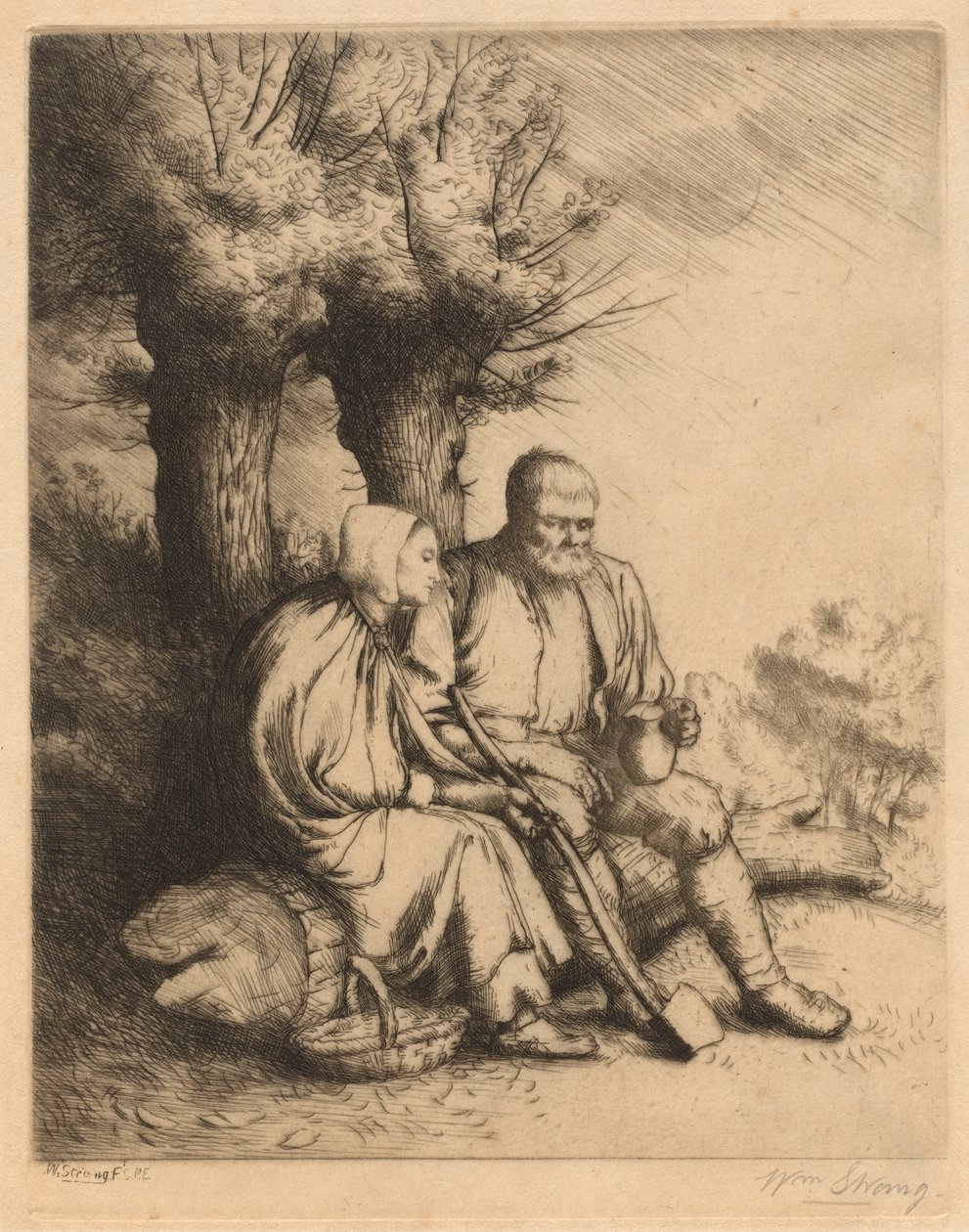 Ormancı, 1881. by William Strang