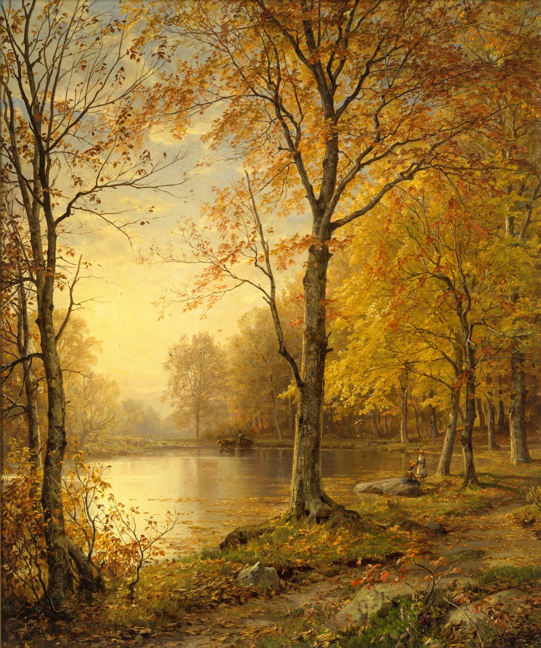 Hint Yazı, 1875. by William Trost Richards