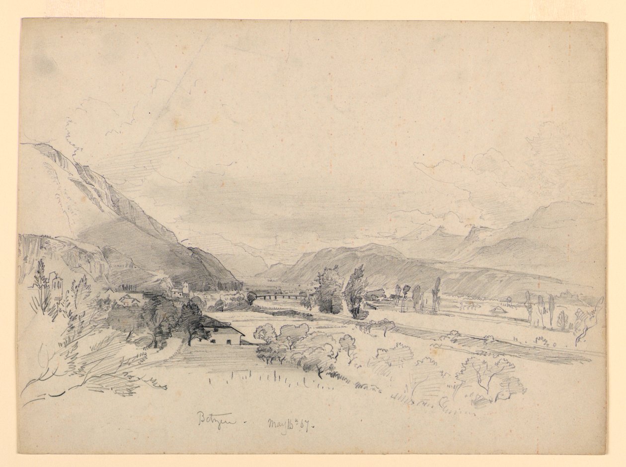 Manzara, Bautzen, Almanya by William Trost Richards