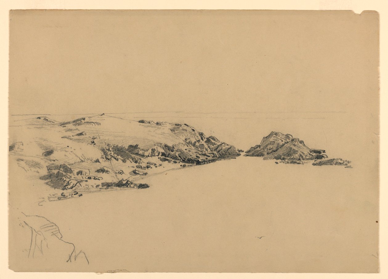 Deniz kıyısı çalışması, Rhode Island by William Trost Richards