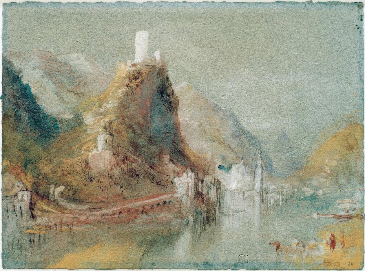 güneyden görülen Cochem by Joseph Mallord William Turner