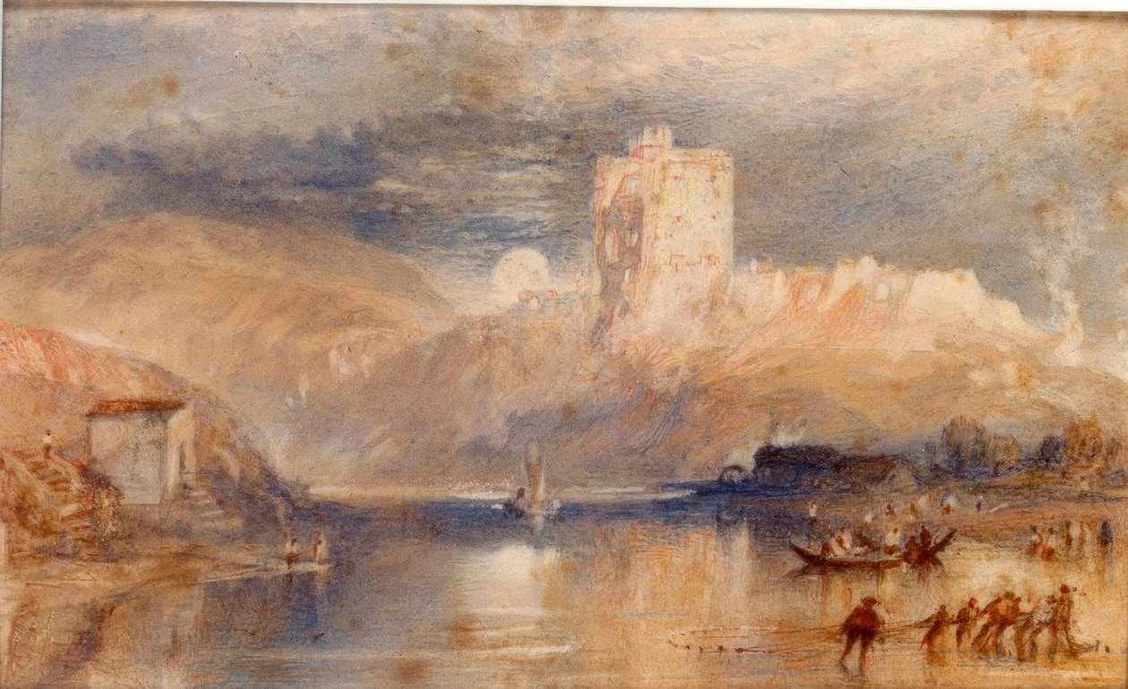 Norham Kalesi – Ayın Doğuşu by Joseph Mallord William Turner