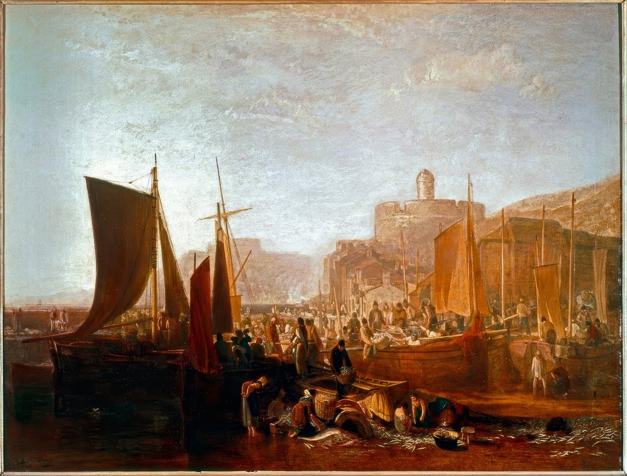 Pilchard Sezonunda St Mawes by Joseph Mallord William Turner