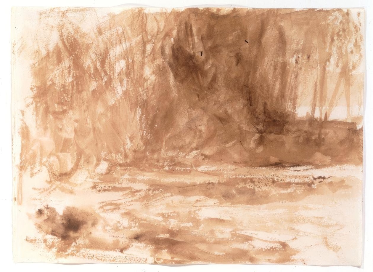 Washburn Nehri, Yorkshire üzerinde çalışma by Joseph Mallord William Turner