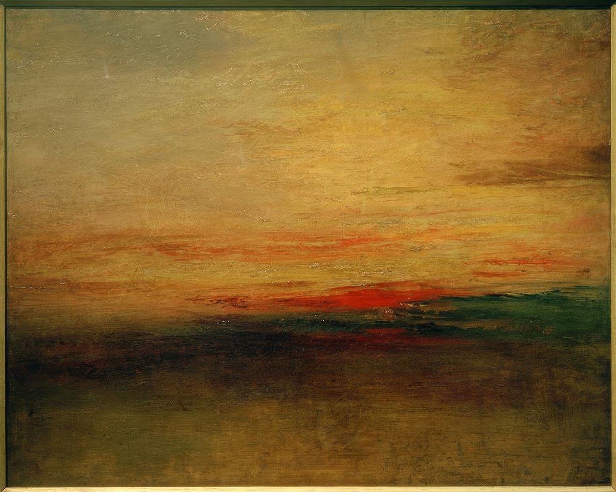 Gün batımı(?) by Joseph Mallord William Turner