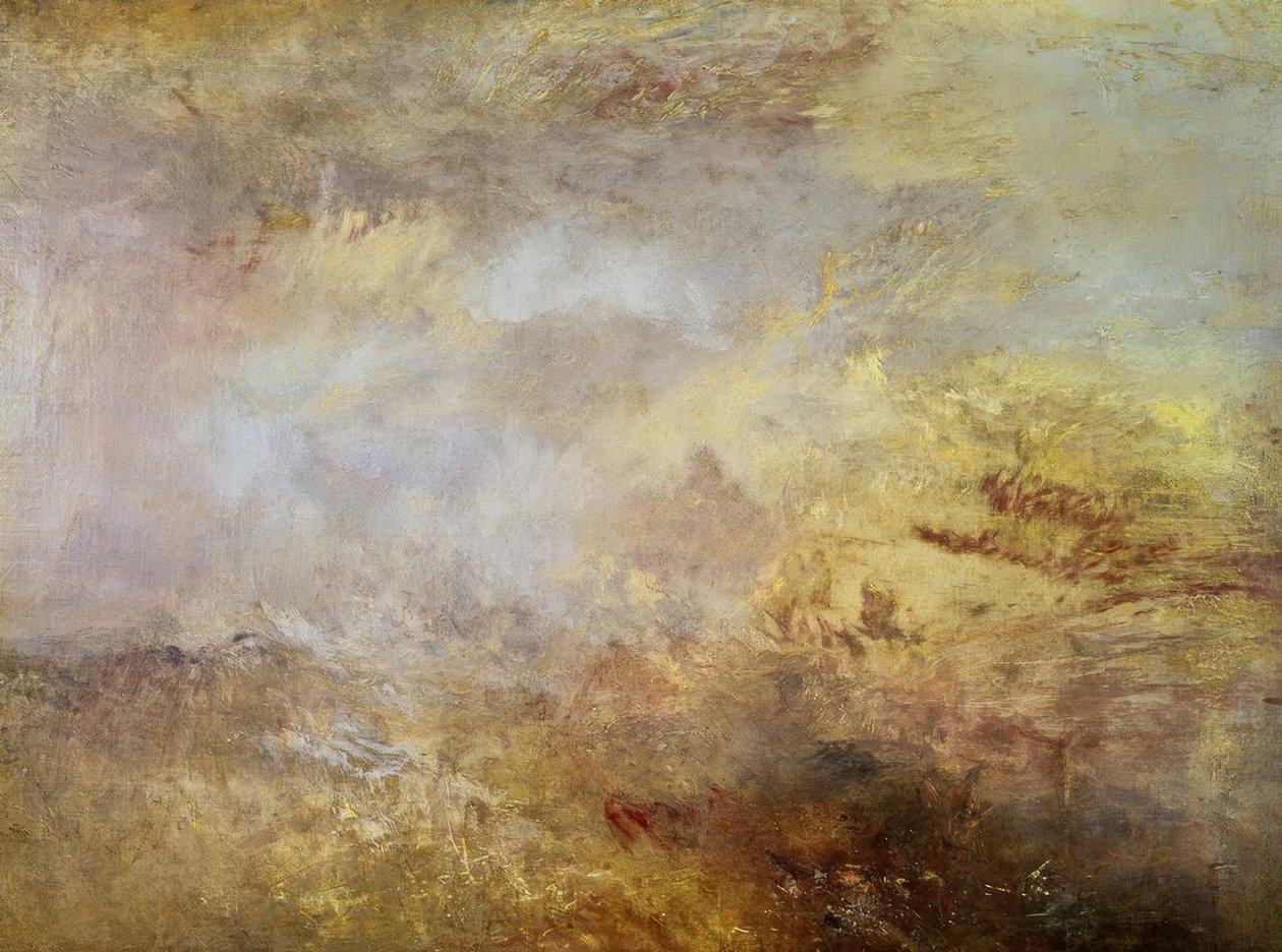 DENİZDE FIRINTI - XIX YÜZYIL by Joseph Mallord William Turner