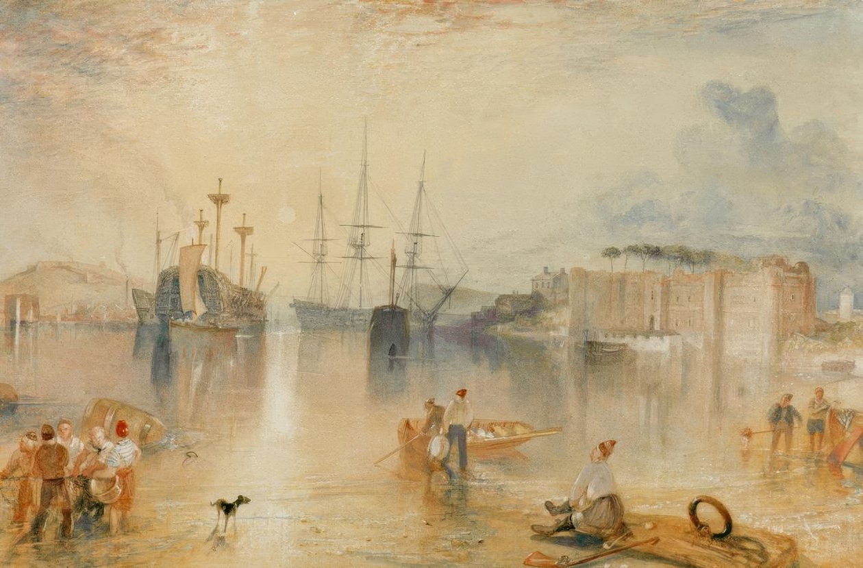 Upnor Kalesi by Joseph Mallord William Turner
