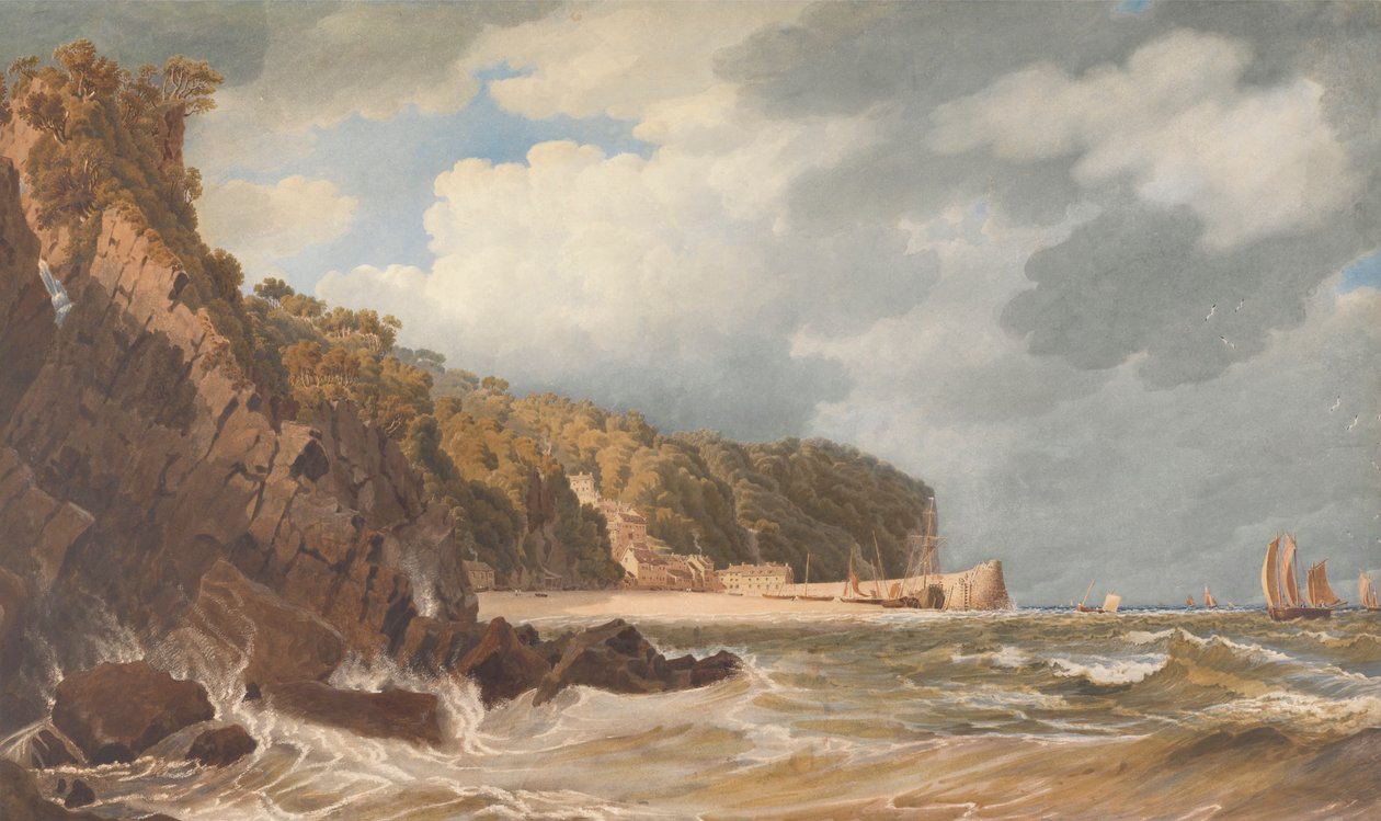 Clovelly, Kuzey Devon by William Turner of Oxford