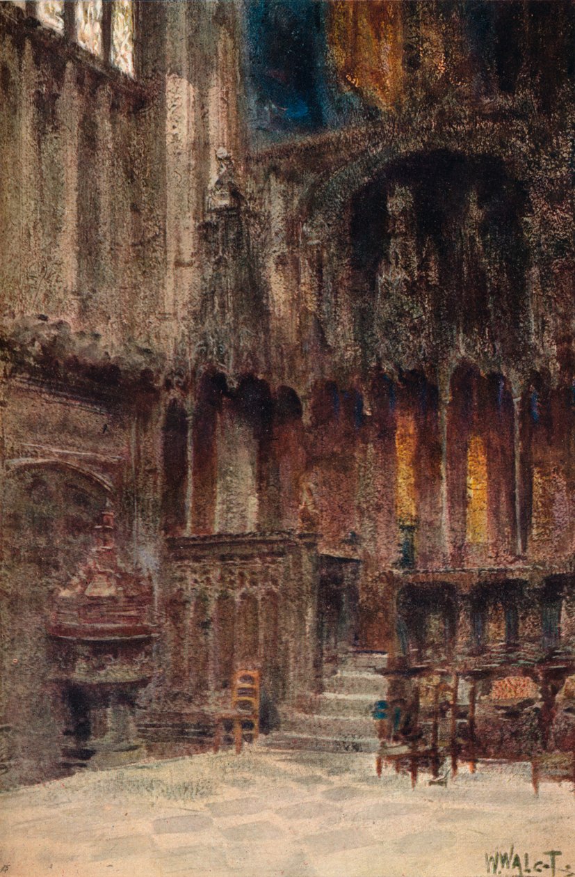 Henry VII Şapeli, Westminster Abbey, c1907. by William Walcot